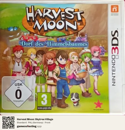 Harvest Moon: Skytree Village Nintendo 3DS, Germany box front