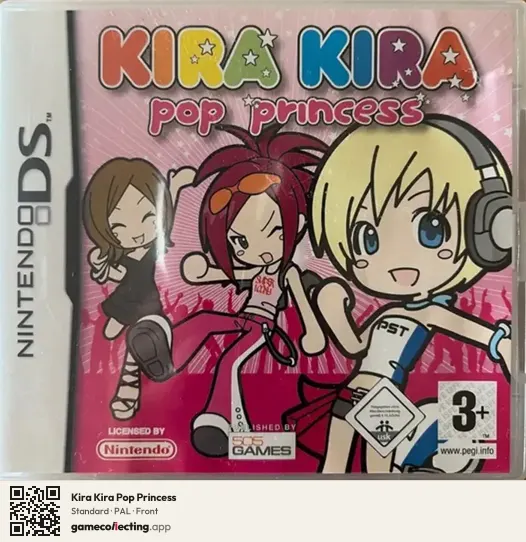 Kira Kira Pop Princess Nintendo DS, PAL box front