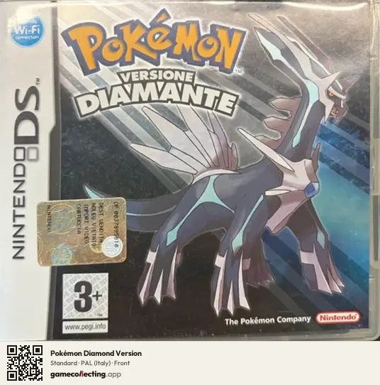 Pokémon Diamond Version Nintendo DS, Italy box front