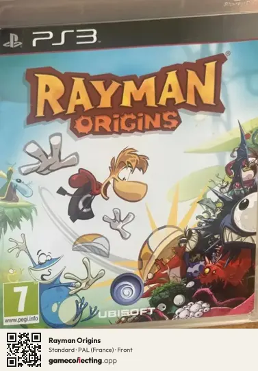 Rayman Origins PlayStation 3, France box front