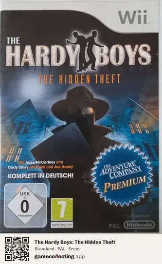 The Hardy Boys: The Hidden Theft Nintendo Wii, PAL box front