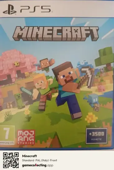 Minecraft PlayStation 5, Italy box front