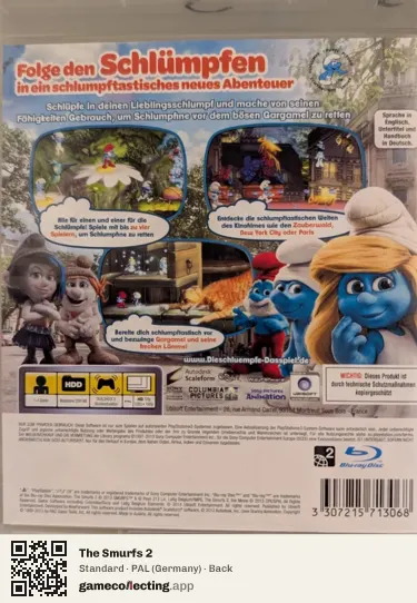 The Smurfs 2 PlayStation 3, Germany box back
