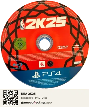 NBA 2K25 PlayStation 4, PAL disc