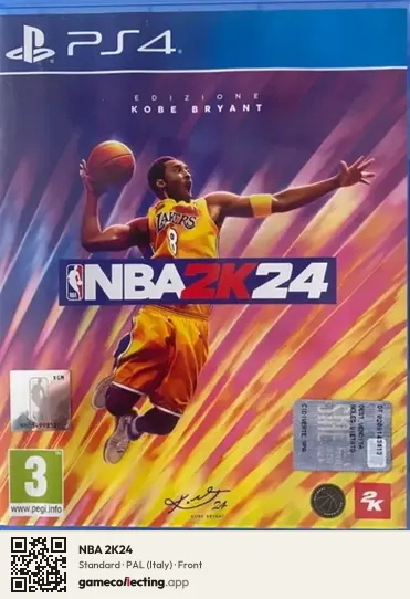 NBA 2K24 PlayStation 4, Italy box front