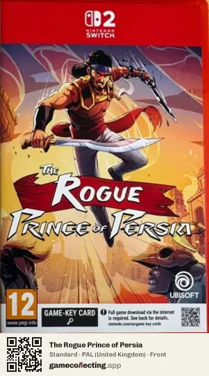 The Rogue Prince of Persia Nintendo Switch 2, United Kingdom box front