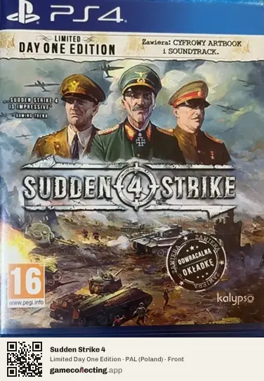 Sudden Strike 4 PlayStation 4, Poland box front
