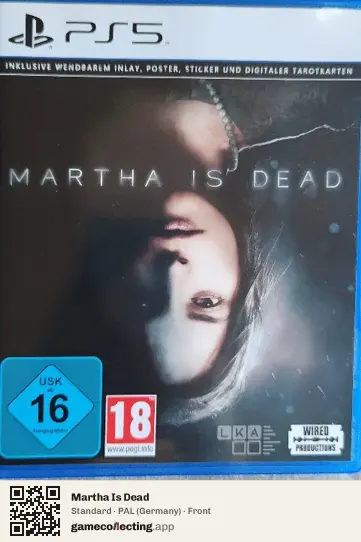 Martha Is Dead PlayStation 5, Germany box front