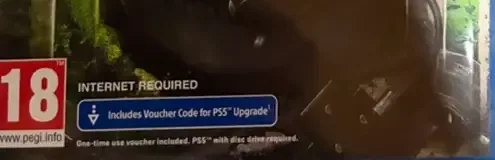 Call of Duty: Modern Warfare II, the PEGI square on its front
