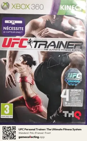 UFC Personal Trainer: The Ultimate Fitness System Xbox 360, France box front