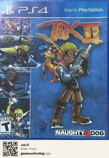 Jak II PlayStation 4, NTSC box front