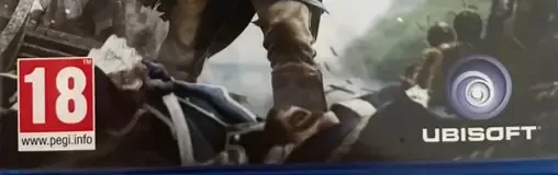 Assassin's Creed IV: Black Flag, the PEGI square on its front