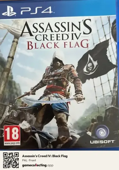 Assassin's Creed IV: Black Flag PlayStation 4, PAL box front