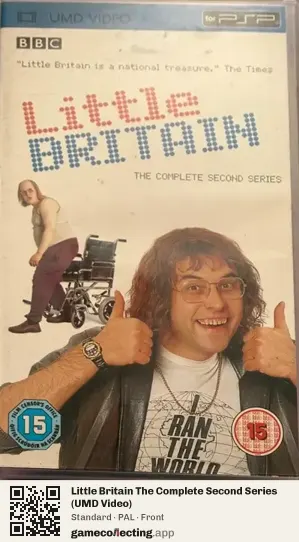 Little Britain The Complete Second Series (UMD Video) PlayStation Portable, PAL box front