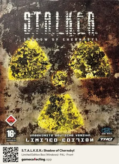 S.T.A.L.K.E.R.: Shadow of Chernobyl Computer, PAL box front