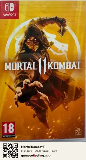 Mortal Kombat 11 Nintendo Switch, France box front