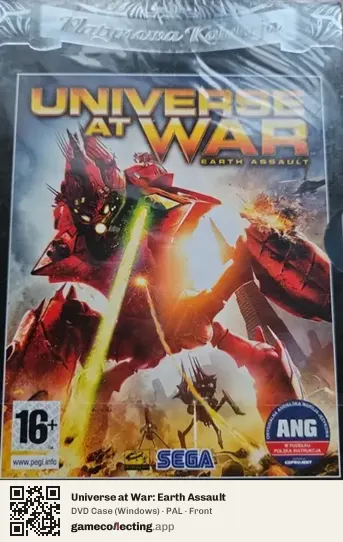 Universe at War: Earth Assault Computer, PAL box front
