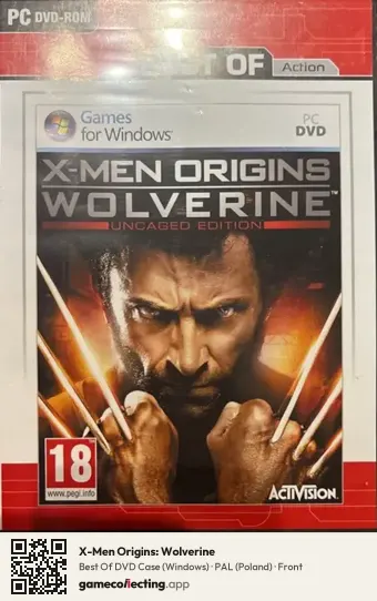 X-Men Origins: Wolverine Computer, Poland box front