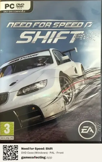 Need for Speed: Shift Computer, PAL box front