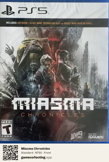 Miasma Chronicles PlayStation 5, NTSC box front