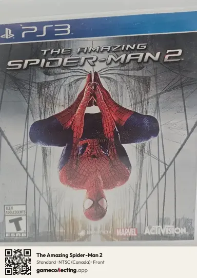The Amazing Spider-Man 2 PlayStation 3, Canada box front