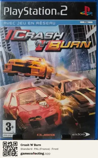 Crash 'N' Burn PlayStation 2, France box front