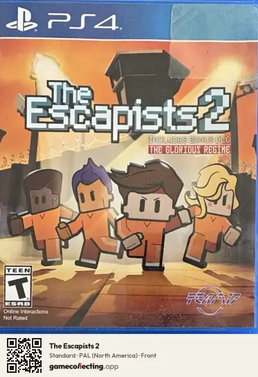 The Escapists 2 PlayStation 4, North America box front