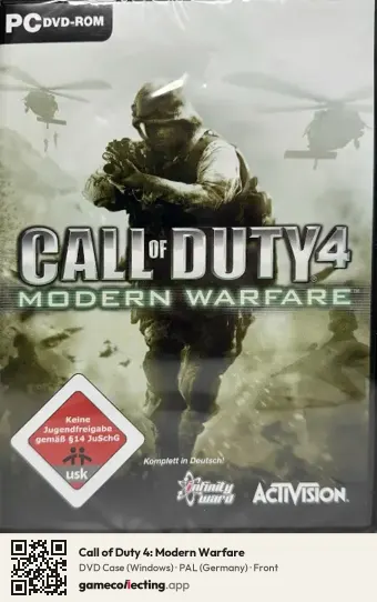 Call of Duty 4: Modern Warfare Computer, Germany box front
