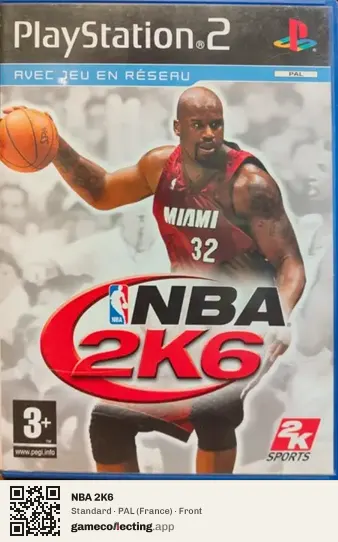 NBA 2K6 PlayStation 2, France box front