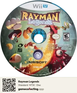 Rayman Legends Nintendo Wii U, NTSC disc