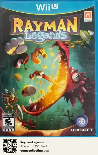 Rayman Legends Nintendo Wii U, NTSC box front