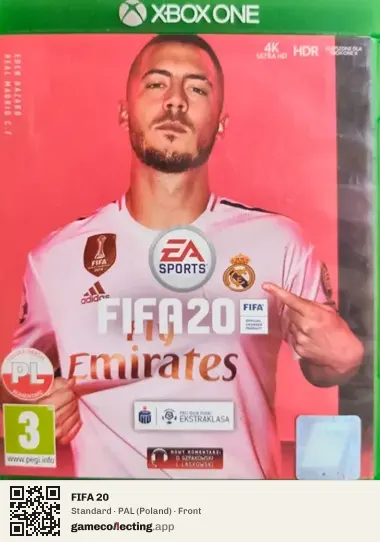 FIFA 20 Xbox One, Poland box front