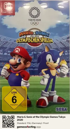 Mario & Sonic at the Olympic Games Tokyo 2020 Nintendo Switch, Germany box front