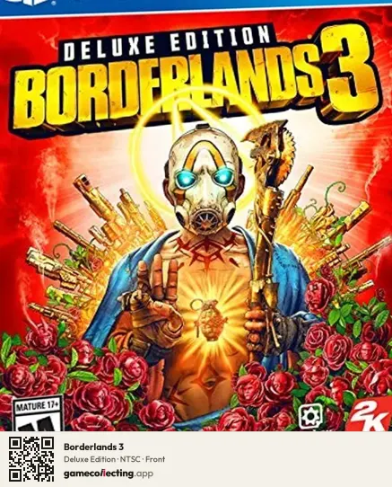 Borderlands 3 PlayStation 4, NTSC box front