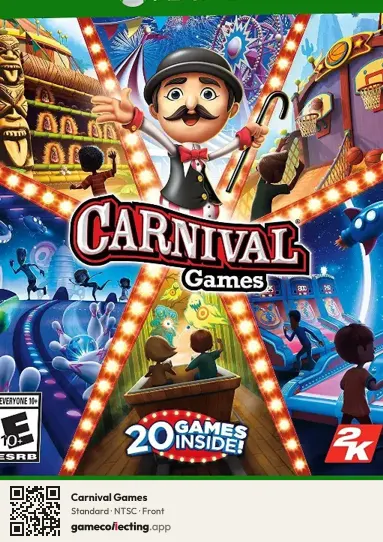 Carnival Games Xbox One, NTSC box front