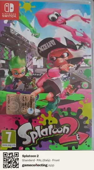 Splatoon 2 Nintendo Switch, Italy box front