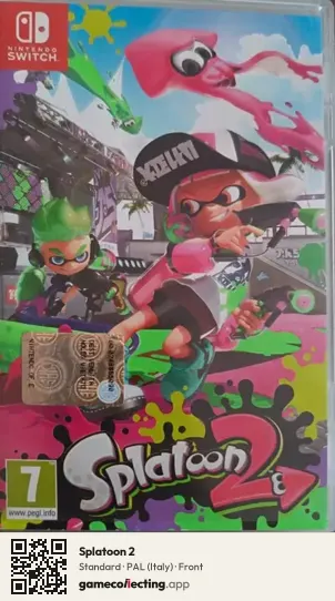 Splatoon 2 Nintendo Switch, Italy box front