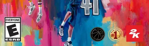 NBA 2K22, the ESRB box on its front