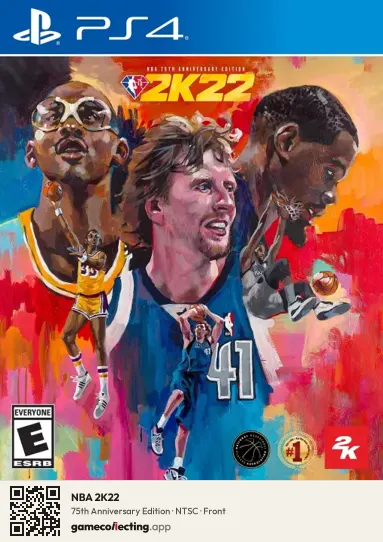 NBA 2K22 PlayStation 4, NTSC box front