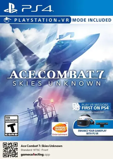 Ace Combat 7: Skies Unknown PlayStation 4, NTSC box front