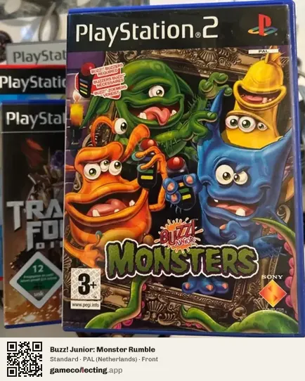 Buzz! Junior: Monster Rumble PlayStation 2, Netherlands box front
