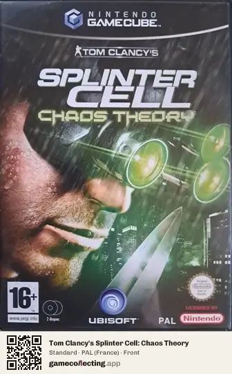 Tom Clancy's Splinter Cell: Chaos Theory Nintendo GameCube, France box front