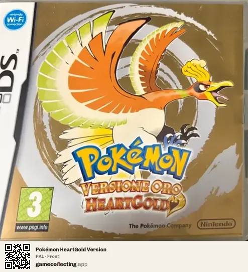 Pokémon HeartGold Version Nintendo DS, PAL box front