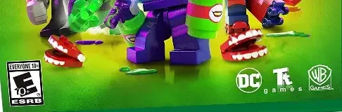 LEGO DC Super-Villains, the ESRB box on its front