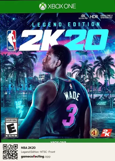 NBA 2K20 Xbox One, NTSC box front