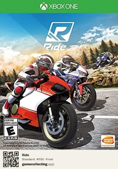 Ride Xbox One, NTSC box front