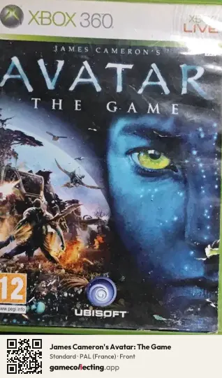 James Cameron's Avatar: The Game Xbox 360, France box front