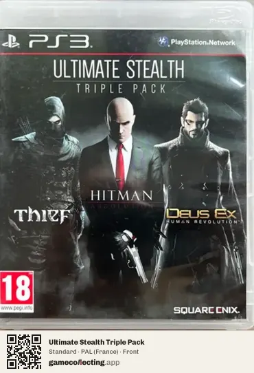 Ultimate Stealth Triple Pack PlayStation 3, France box front