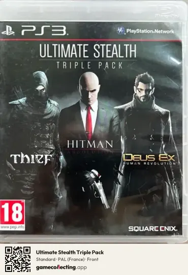 Ultimate Stealth Triple Pack PlayStation 3, France box front