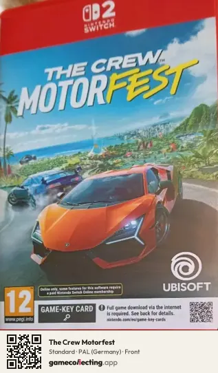 The Crew Motorfest Nintendo Switch 2, Germany box front